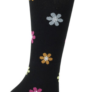 Stödstrumpa med blommor