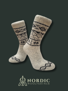 Yllesocka Svart Mönster