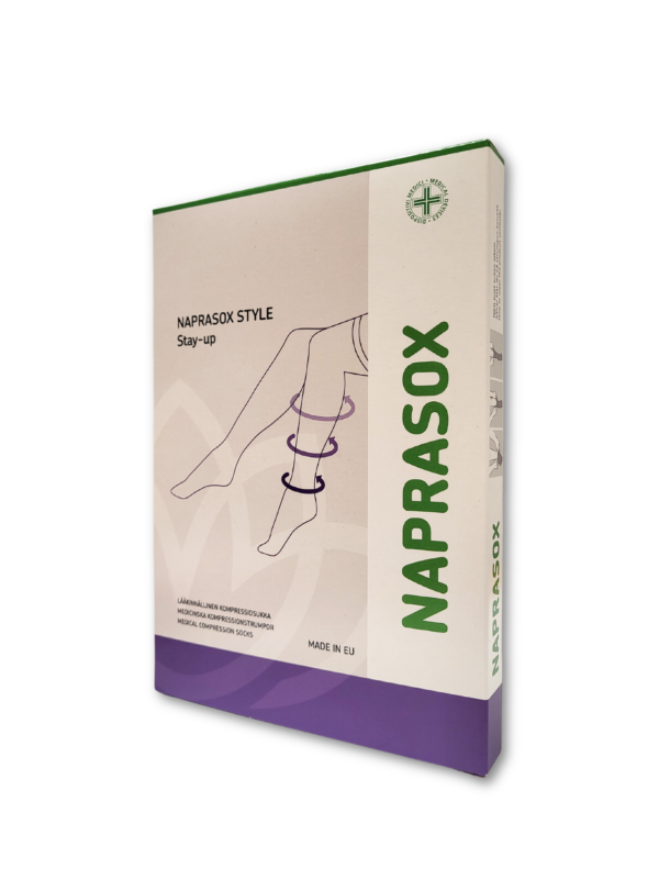 Compression stockings – NapraSox Style 70 den Stay-Up